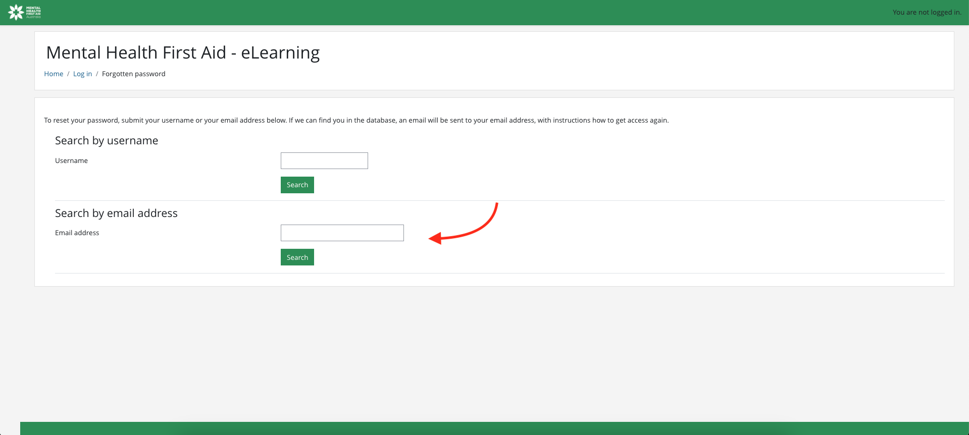 How do I log in to my eLearning? Mental Health First Aid Australia FAQs